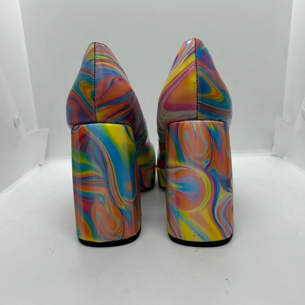 Katy Perry Collections Women's Multicolor Platform Heels Size 7M. NWOT